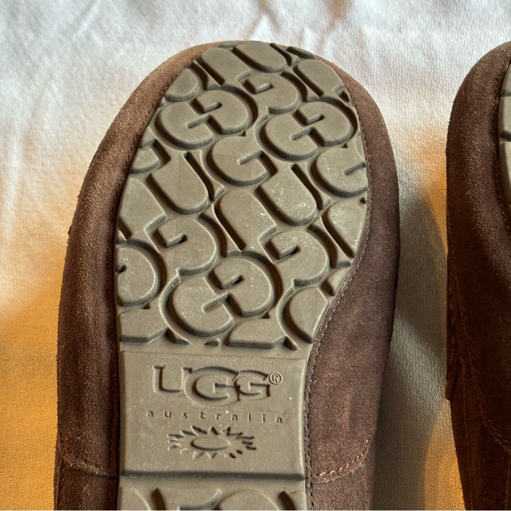 UGG Men's Dark Brown Slip-On Loafers - Picture 3 of 6